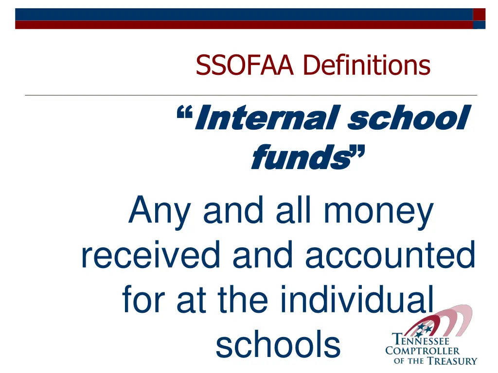 ssofaa definitions internal school internal