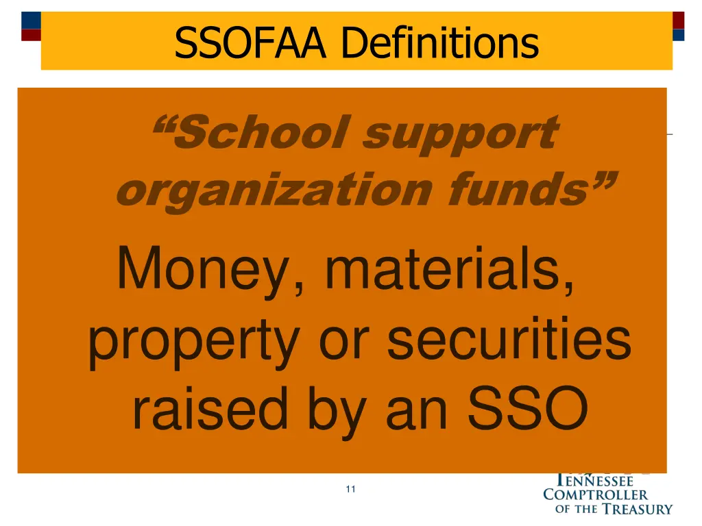 ssofaa definitions