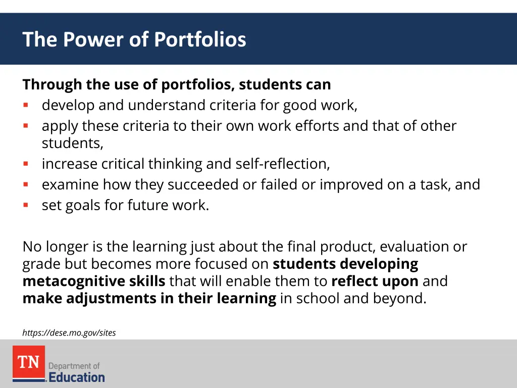 the power of portfolios