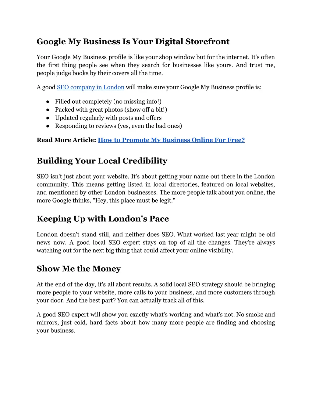 google my business is your digital storefront