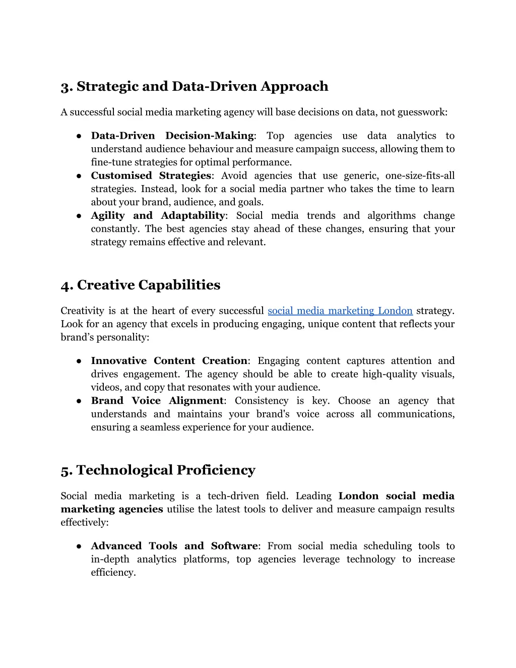 3 strategic and data driven approach