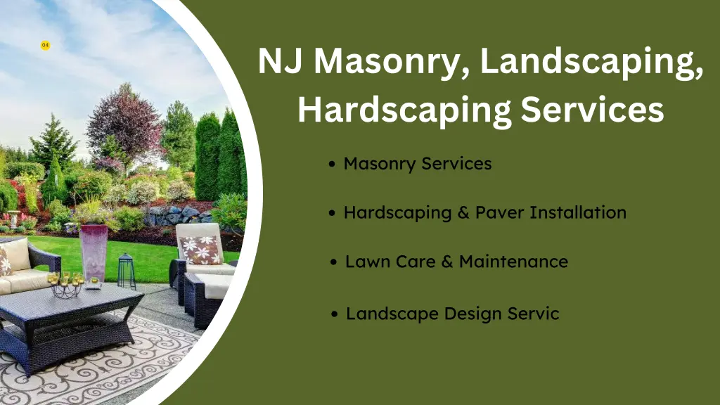 nj masonry landscaping hardscaping services