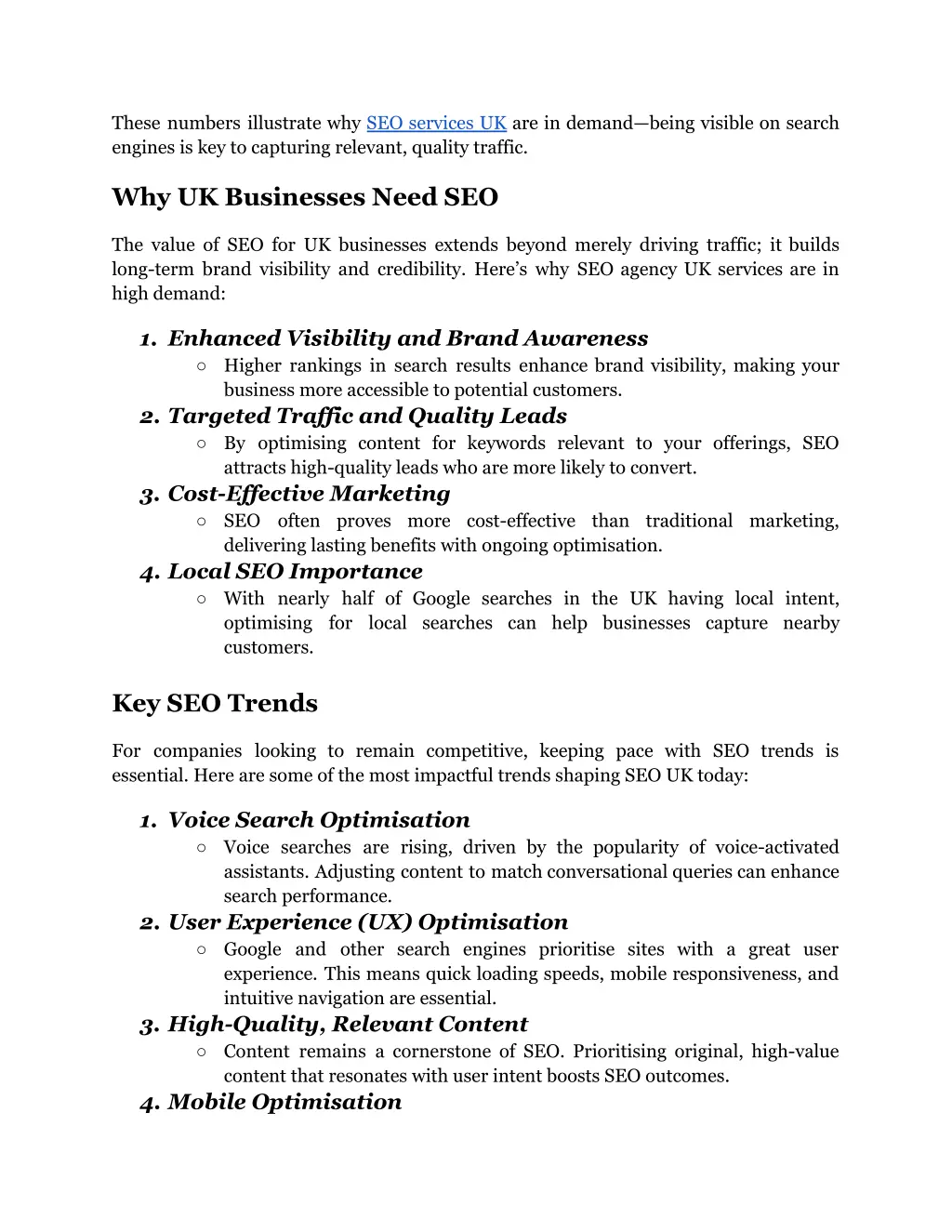 these numbers illustrate why seo services