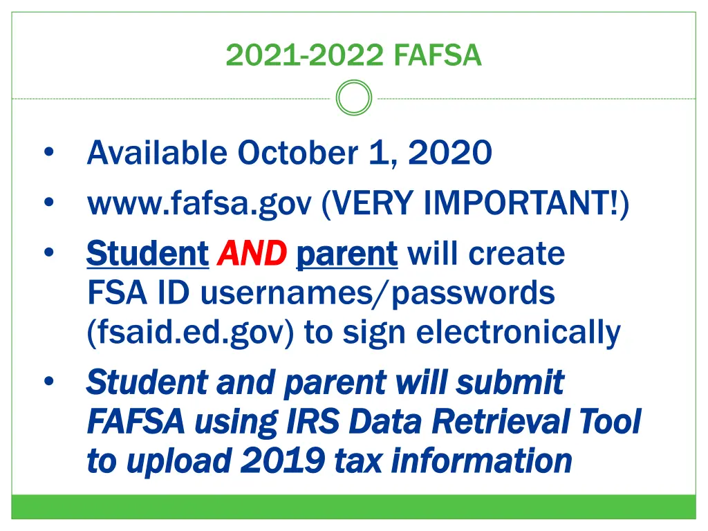 2021 2022 fafsa