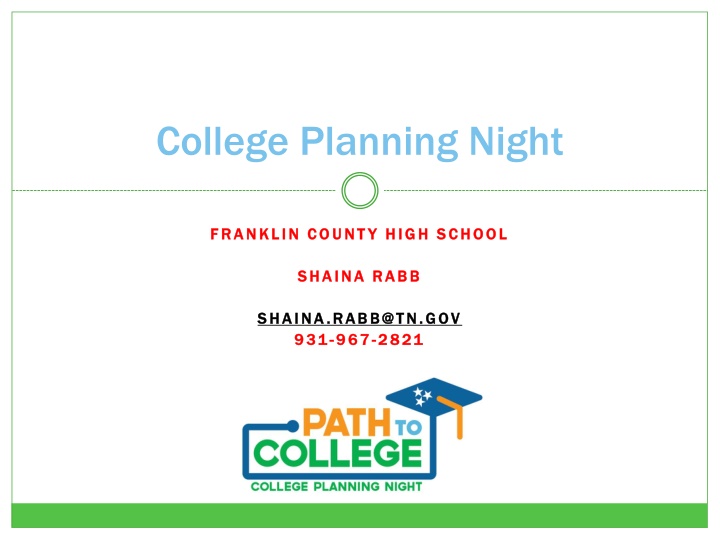 college planning night