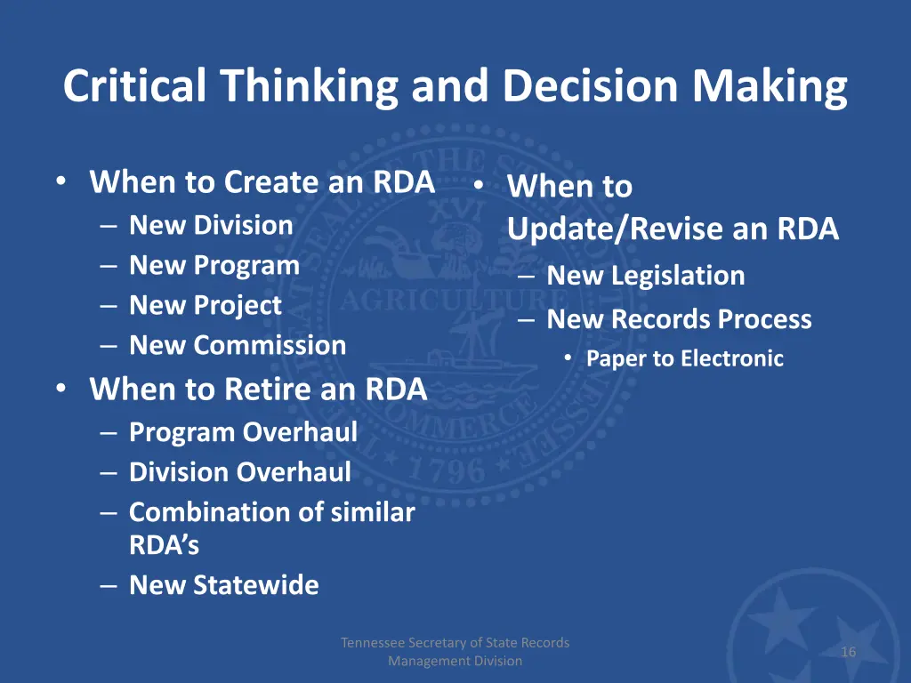 critical thinking and decision making