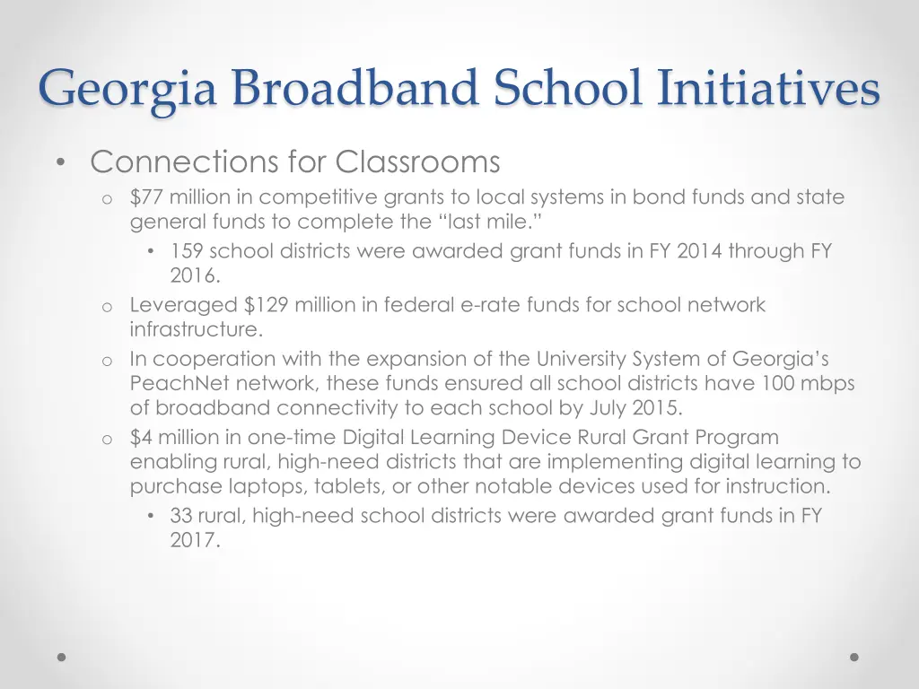 georgia broadband school initiatives