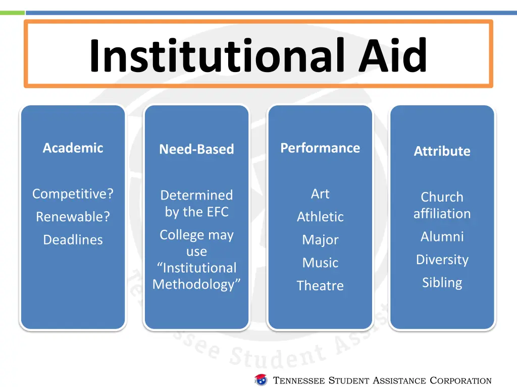 institutional aid