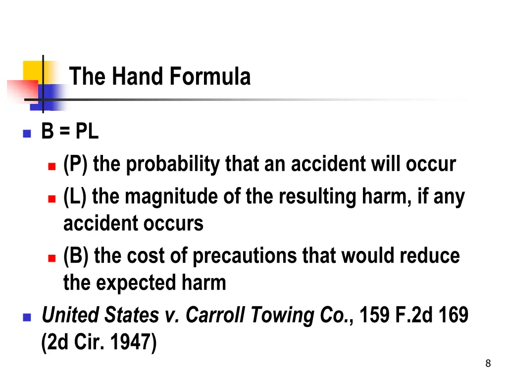 the hand formula