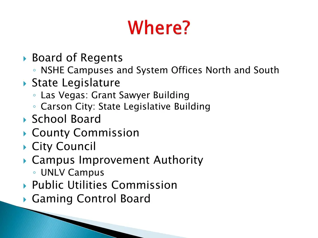 board of regents nshe campuses and system offices