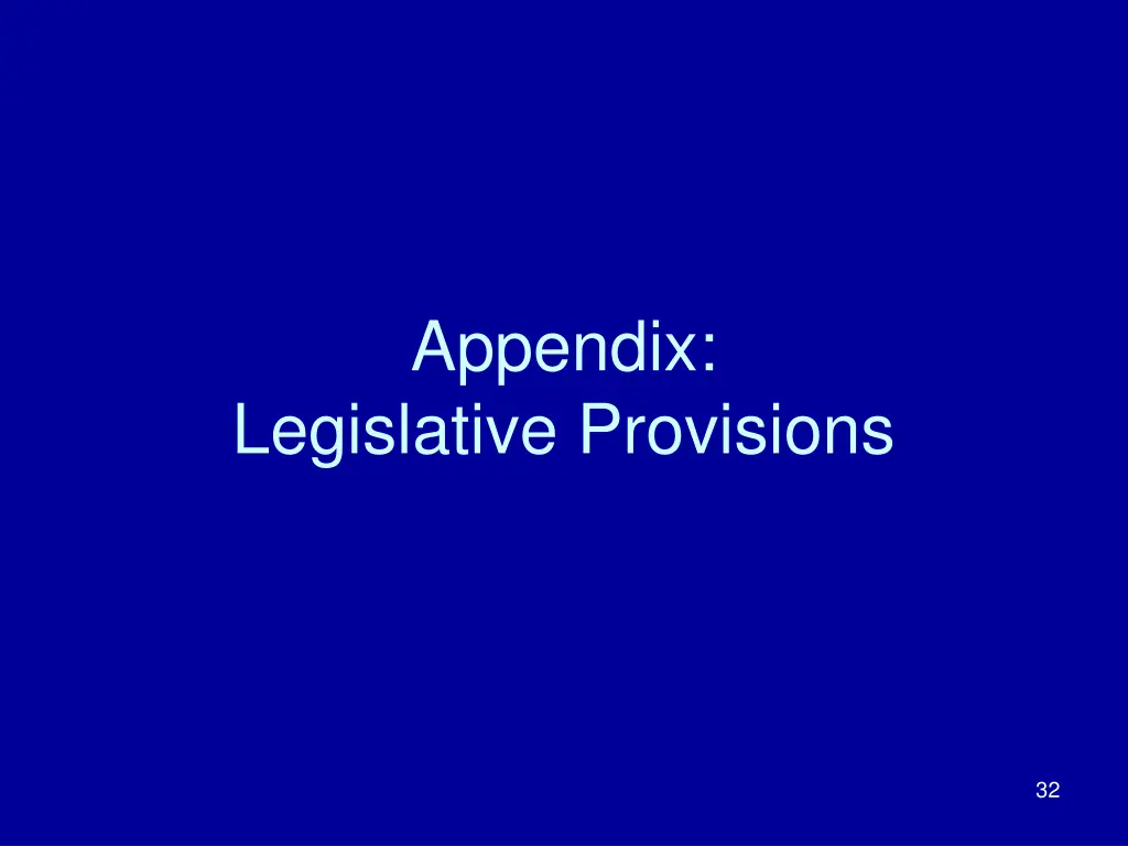 appendix