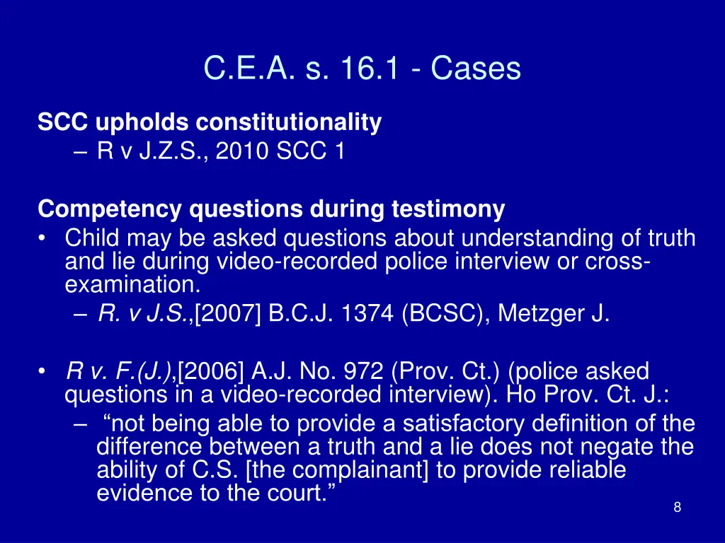 c e a s 16 1 cases