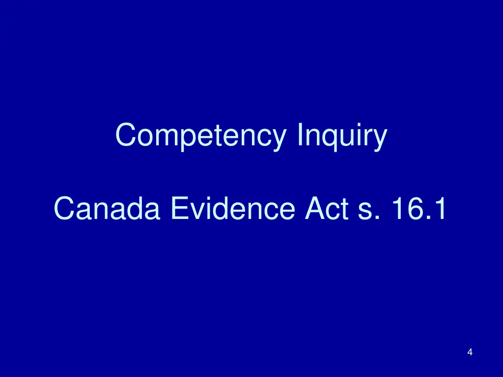 competency inquiry