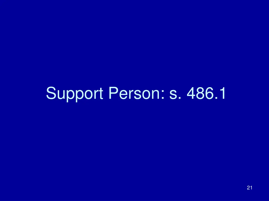 support person s 486 1