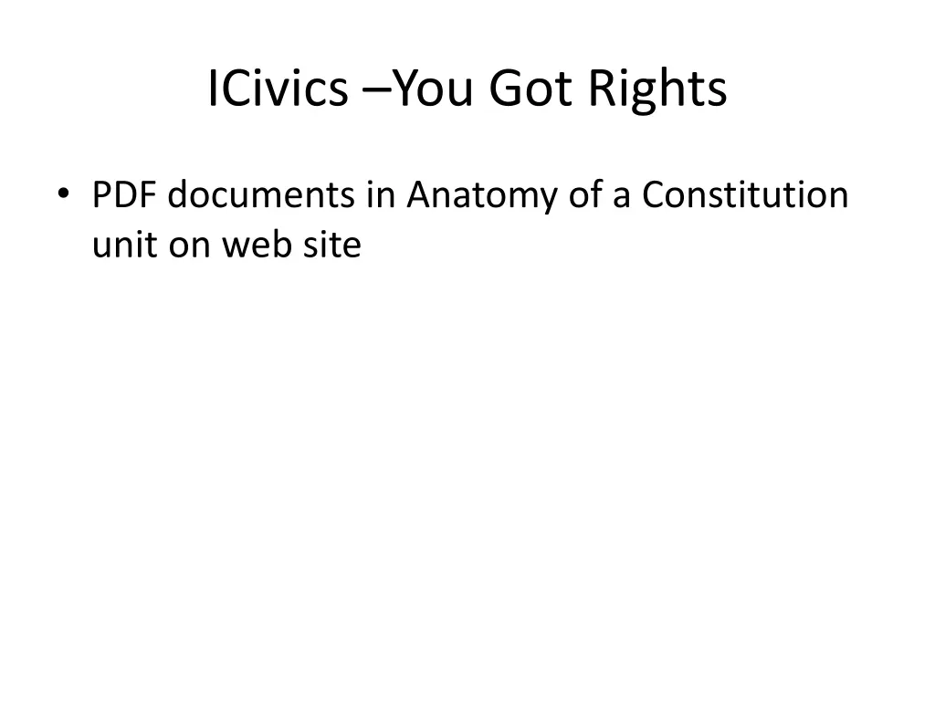 icivics you got rights