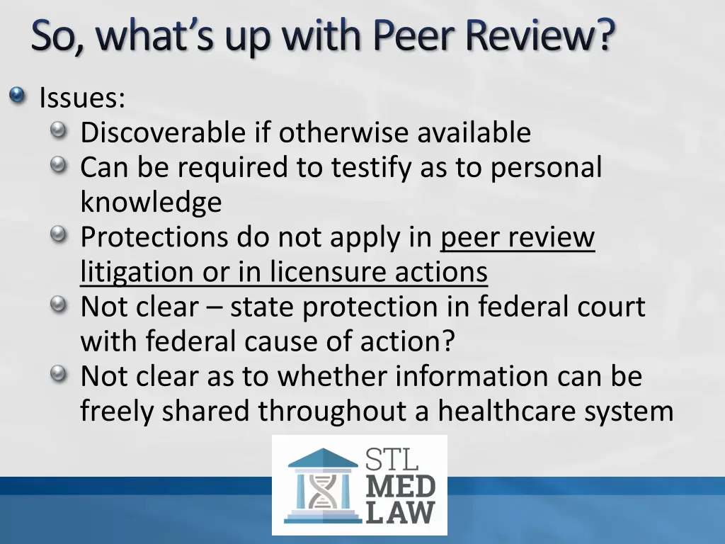 so what s up with peer review 1