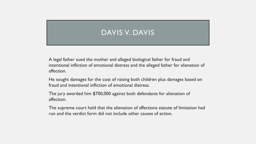 davis v davis