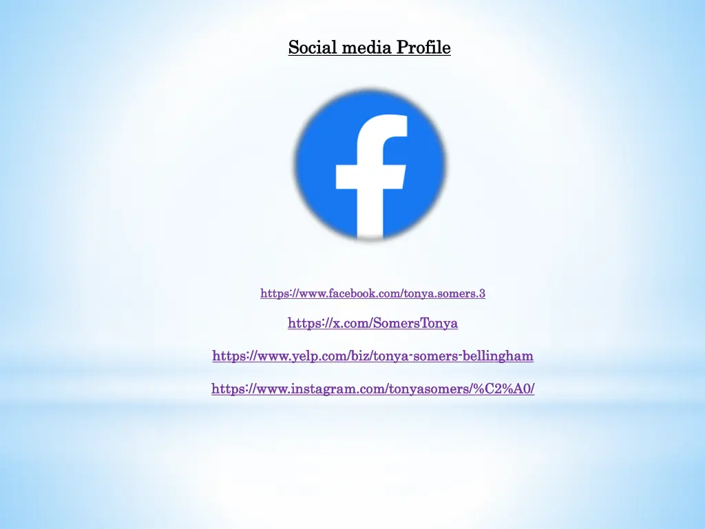 social media profile social media profile