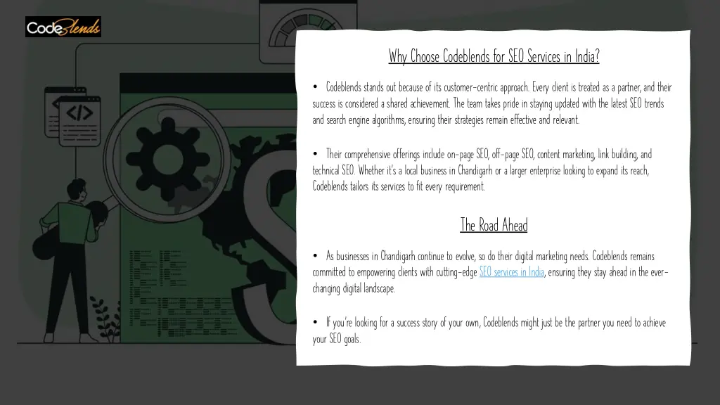 why choose codeblends for seo services in india