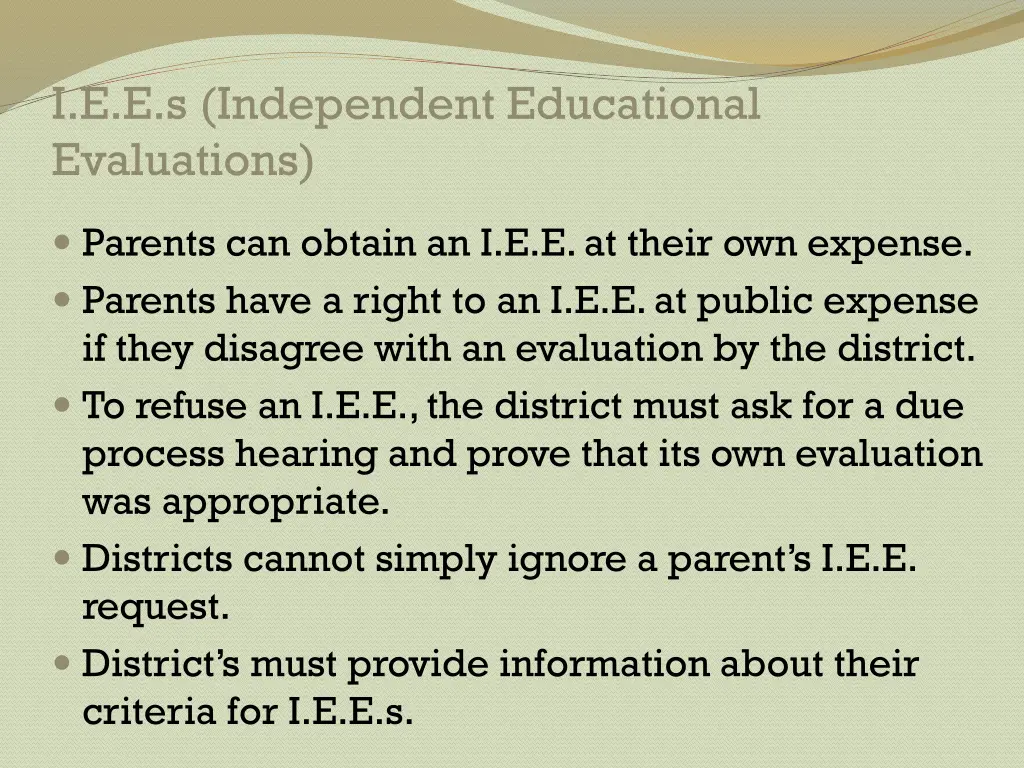 i e e s independent educational evaluations