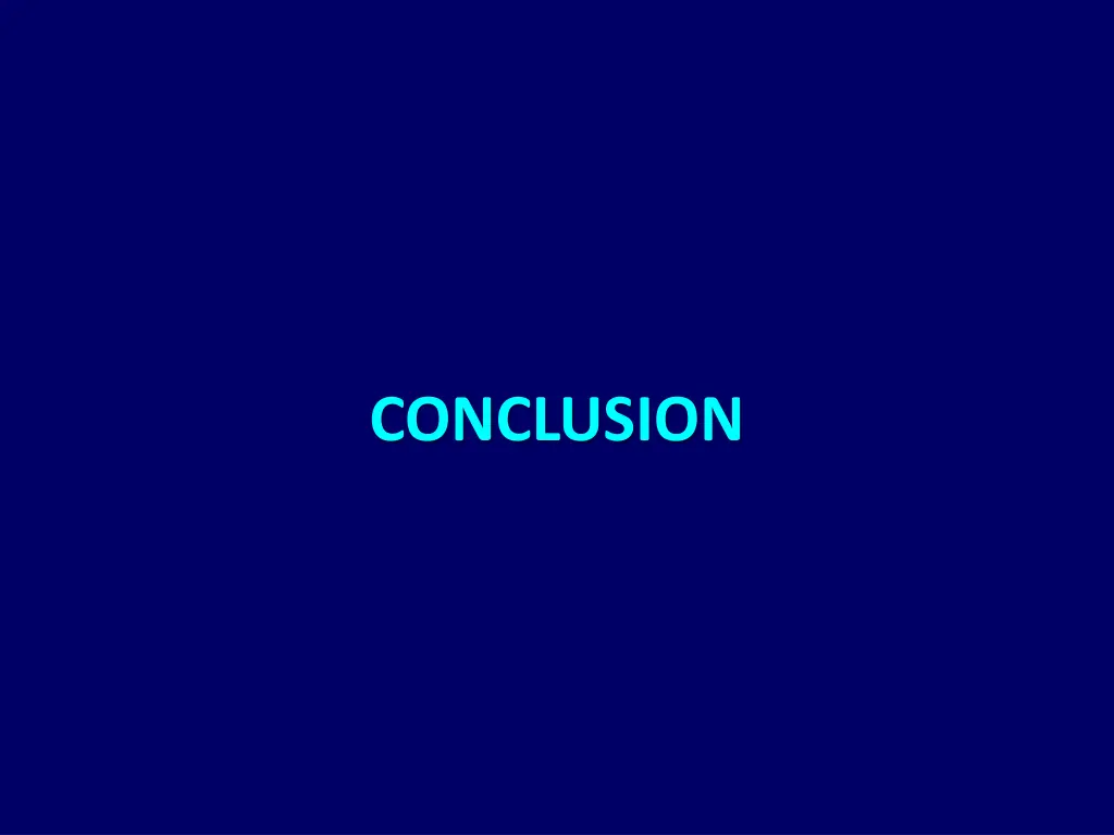 conclusion