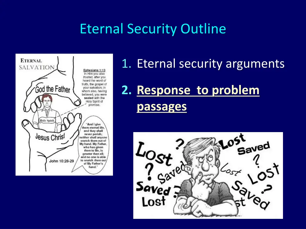 eternal security outline 2