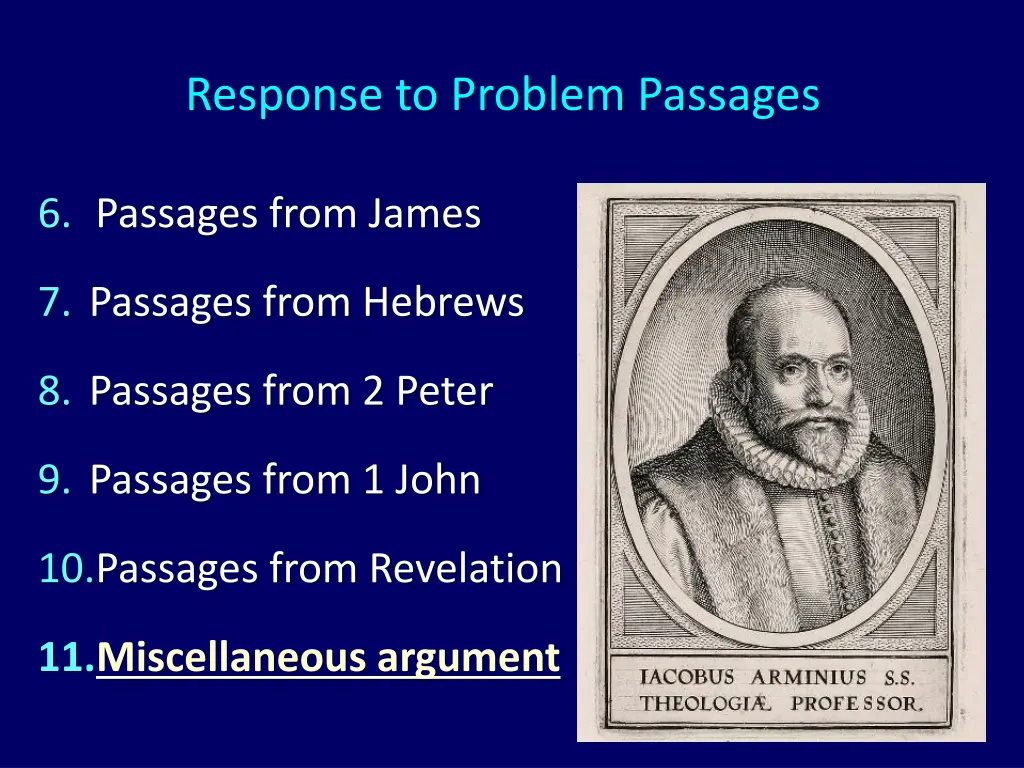 response to problem passages 2