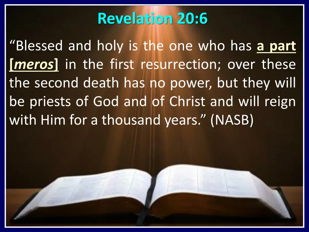 revelation 20 6