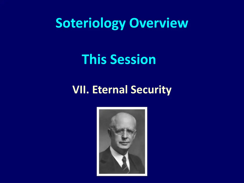 soteriology overview 1