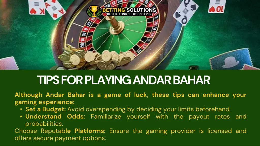 tips for playing andar bahar