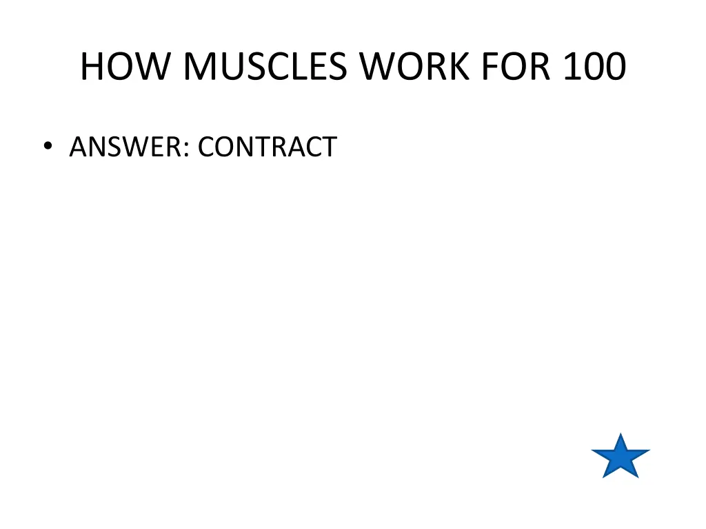 how muscles work for 100 1