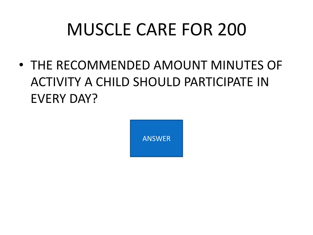 muscle care for 200