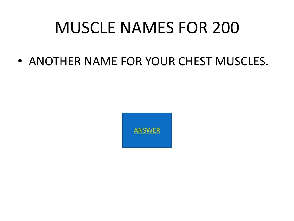 muscle names for 200