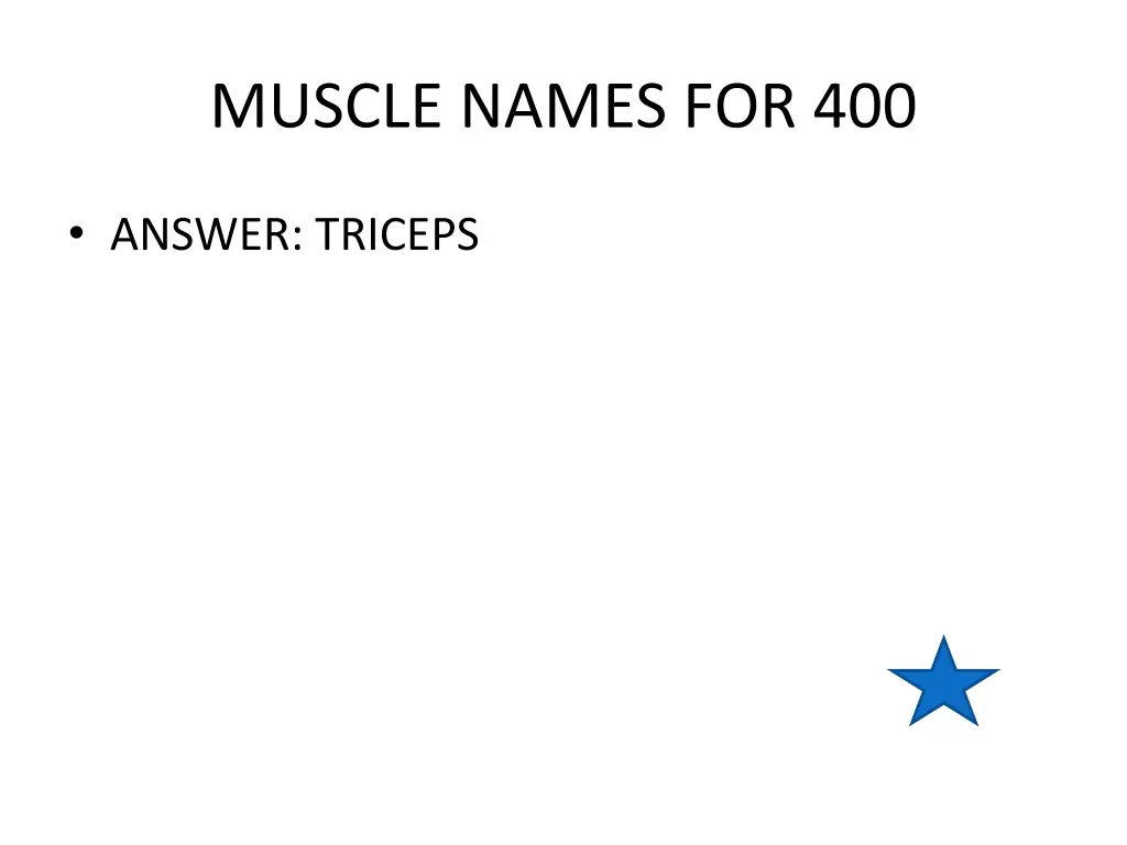 muscle names for 400 1