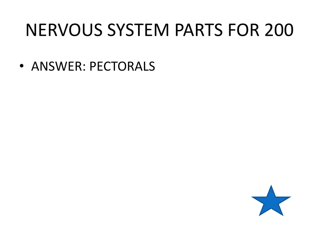 nervous system parts for 200