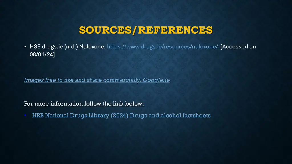 sources references