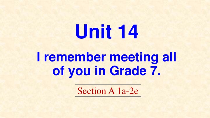 unit 14