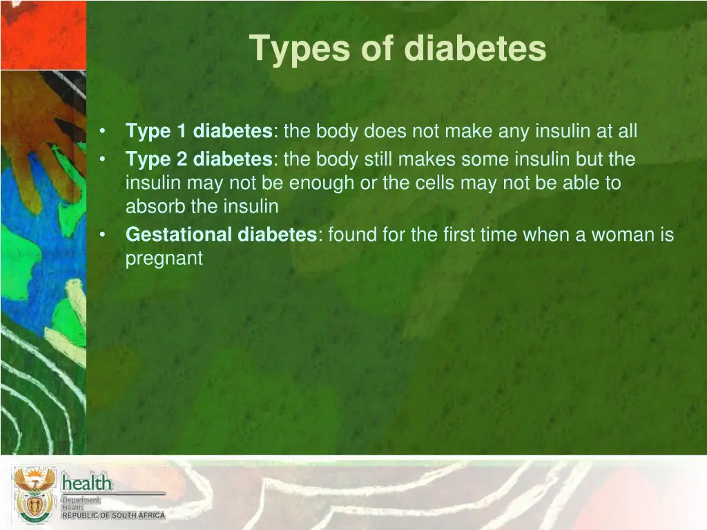 types of diabetes