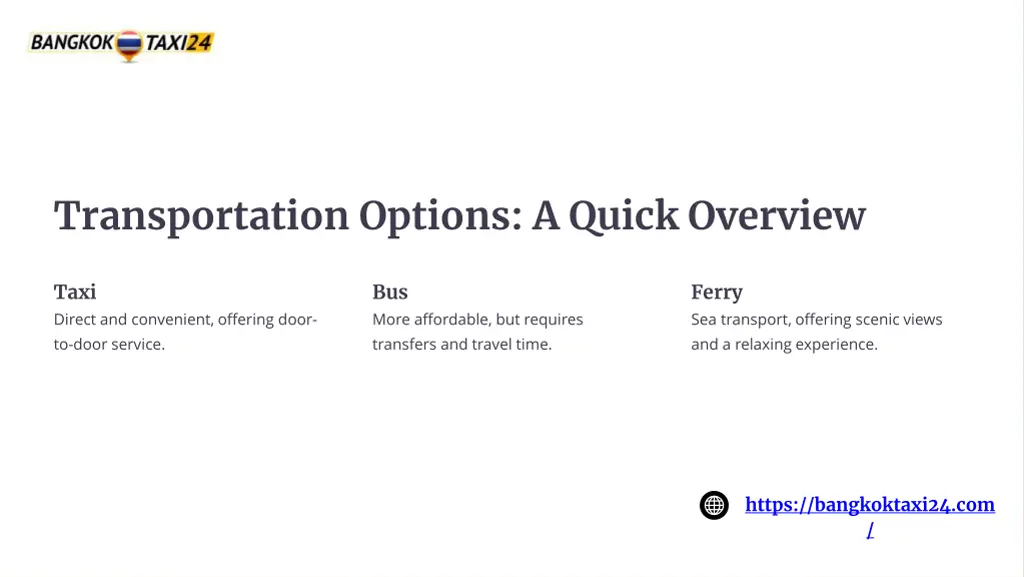 transportation options a quick overview