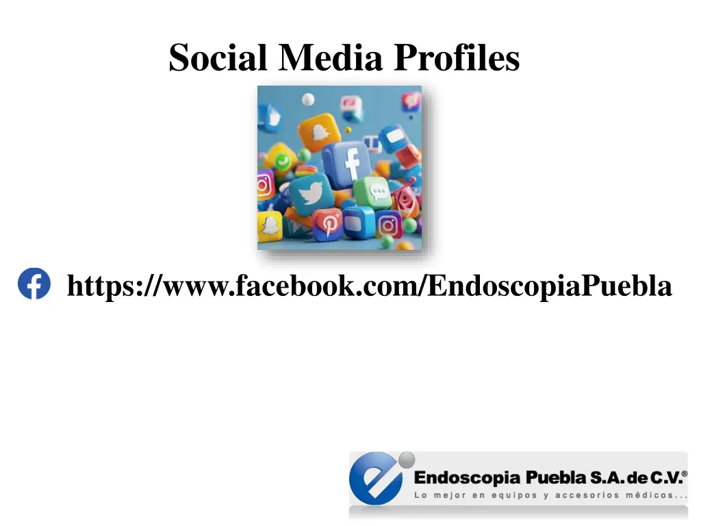 social media profiles