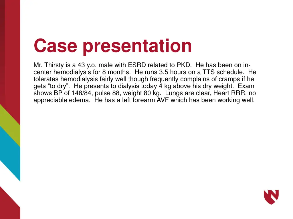 case presentation