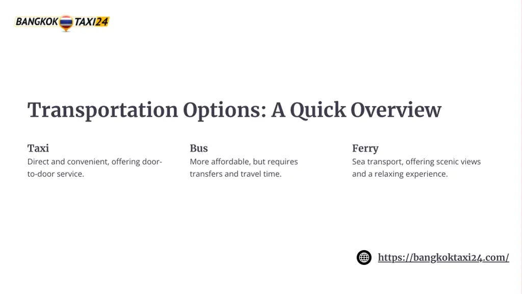 transportation options a quick overview