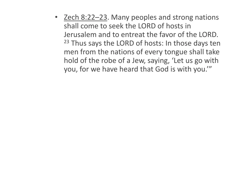 zech 8 22 23 many peoples and strong nations