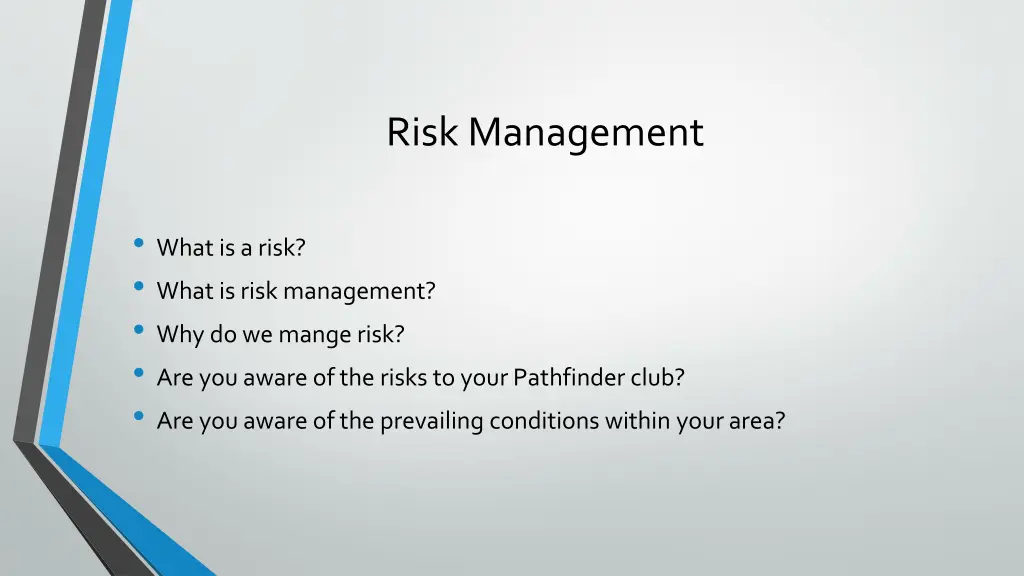 risk management 1