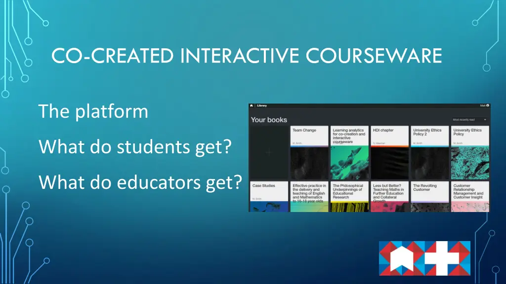 co created interactive courseware 3