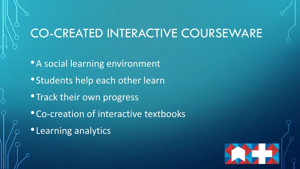 co created interactive courseware