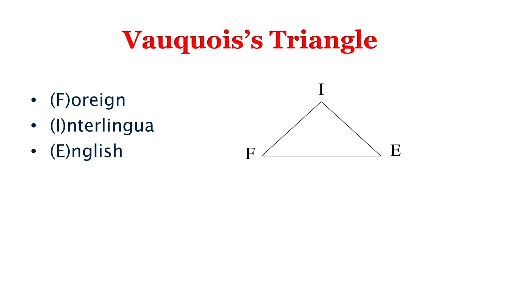 vauquois s triangle