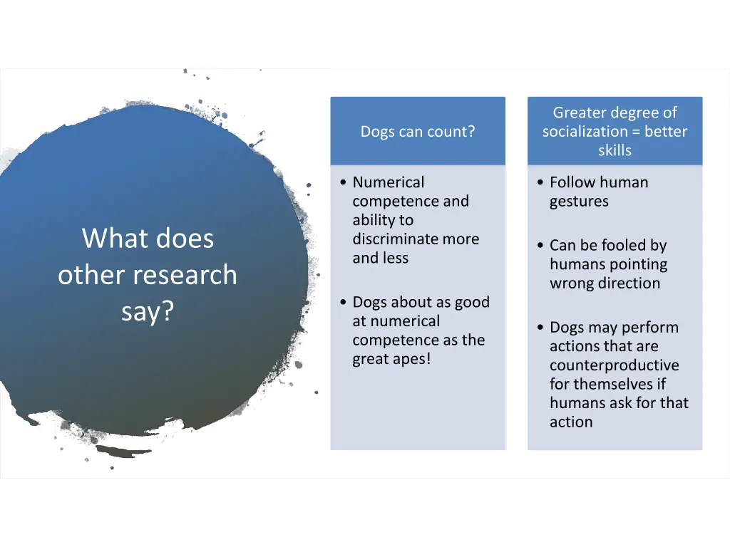 greater degree of socialization better skills