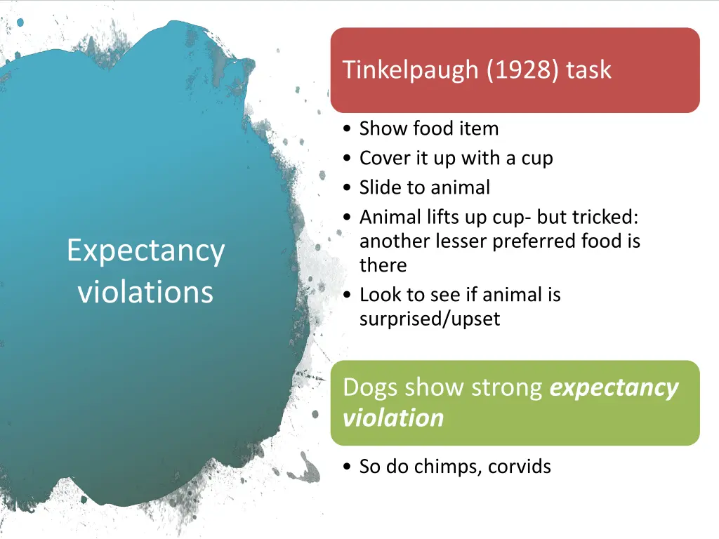 tinkelpaugh 1928 task