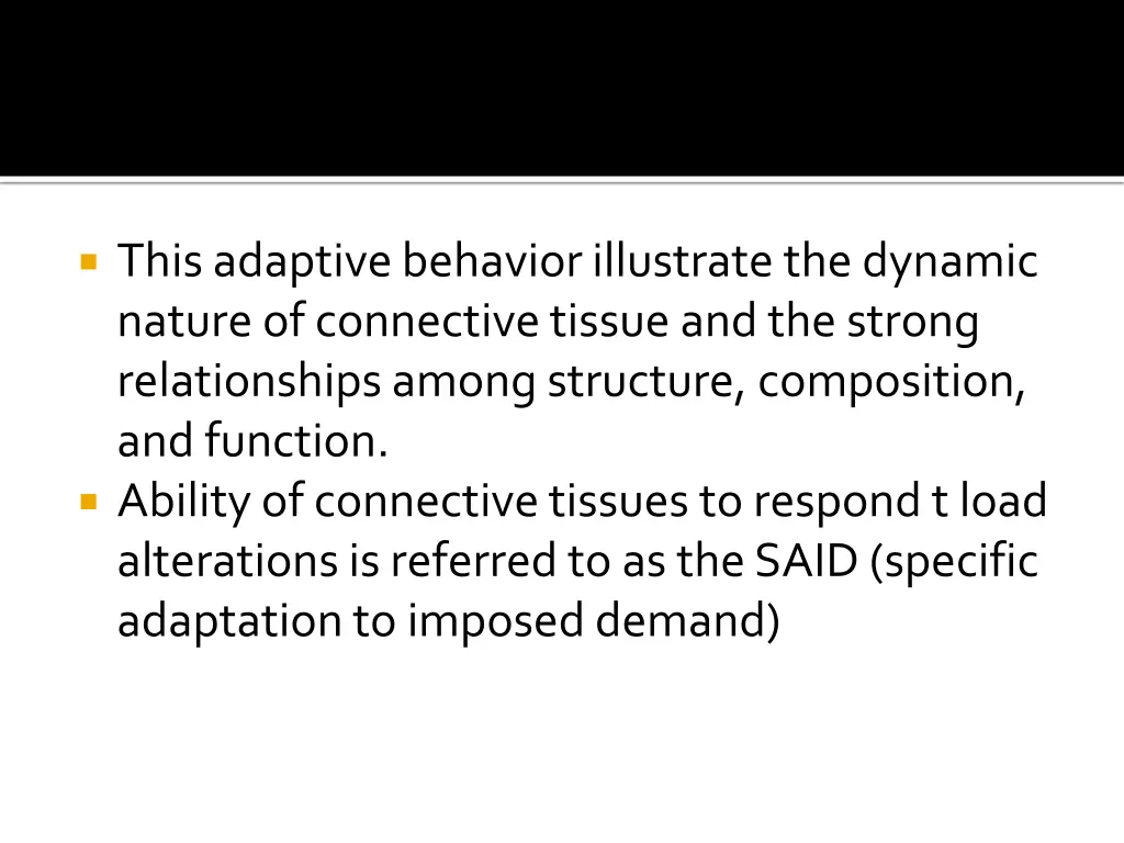 this adaptive behavior illustrate the dynamic